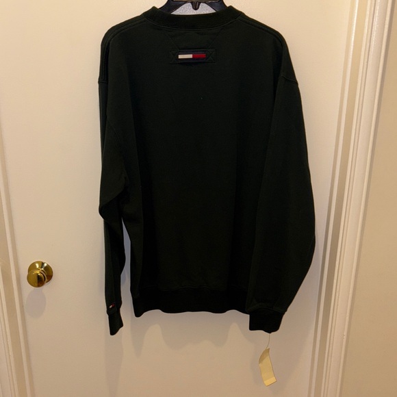 Vintage Tommy Hilfiger Men's Green Sweater NWT Cotton Polyester Blend - Picture 7 of 10